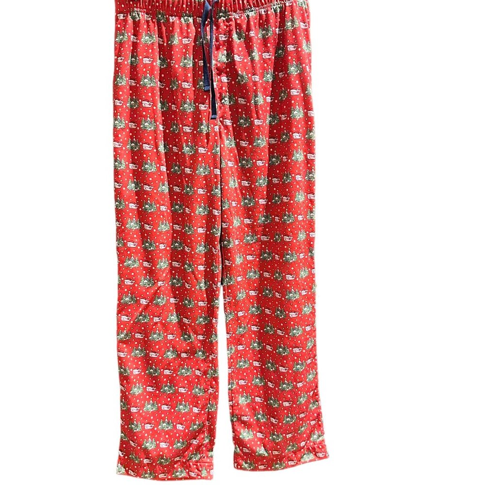 Vineyard Vines, Christmas, Boys knit pajama pants, red, size large(16)